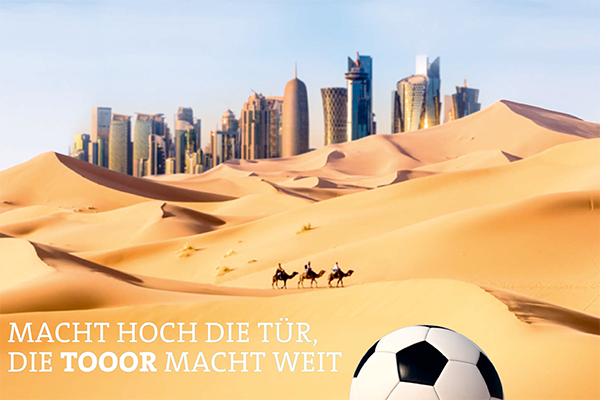 <strong>Arbeitshilfe für Sportvereine, Kirchengemeinden und Gruppen zur Fußball WM 2022 in Katar</strong>